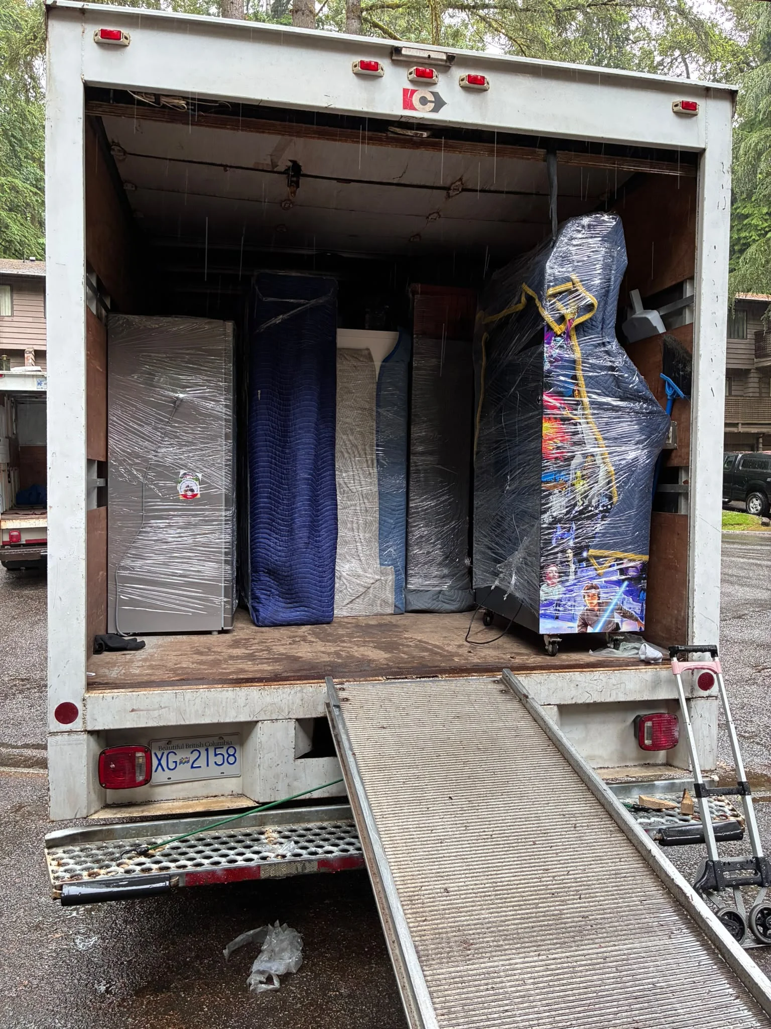 ISOL moving truck's capacity for moving and junk removal services in Vancouver